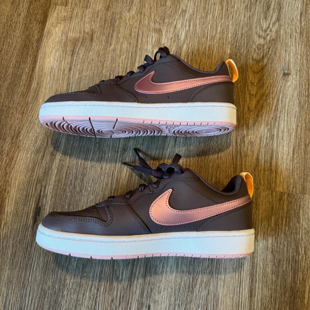NIKE Brown Pink Orange Dunks SZ 8